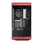 HYTE Y40 Red Panoramic Glass Mid-Tower ATX Case