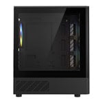 CIT F3 Black Mesh MicroATX PC Case with 3x ARGB Fans