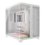 CORSAIR AIR 5400 LX-R RGB Triple Chamber White Mid-Tower PC Case