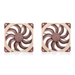 Noctua NF-A14x25 G2 PWM Sx2 PP 140mm Next Generation Push Pull Premium Quiet Fans