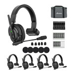 Accsoon CoMo Wireless Intercom System (1 Host Headset, 4 Remote Headsets)