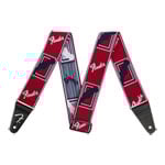 Fender 2" WeighLess Monogram Strap (Red/White/Blue)