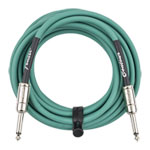 Fender Contour Instrument Cable, Sherwood Green, 18.6 ft