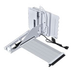 155mm Lian Li 4-slot Vertical GPU Kit v3 with ARGB PCIe 5.0 Riser White