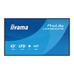 iiyama 43" ProLite LH4364UHS-B1AG 4K UHD Professional Digital Signage Display