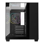 CIT Eclipse Mini Black MicroATX PC Case with 3x ARGB Fans