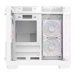 CIT Eclipse Mini White MicroATX PC Case with 3x ARGB Fans