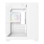 CIT Eclipse Mini White MicroATX PC Case with 3x ARGB Fans