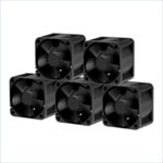 40mm Arctic S4028-6K 4-pin Black Cooling Fan - 5 Pack