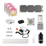 CORSAIR iCUE LINK XH505i RX 360 RGB Custom Cooling Kit - White
