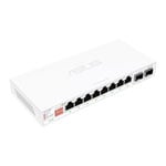 ASUS QG-U1080 8 Port 2.5Gbps / 10G SFP+ Unmanaged Desktop Switch