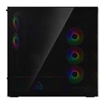 Arctic Xtender Black Tempered Glass w/ Vertical Mount Mid-Tower E-ATX Case