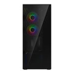 Arctic Xtender Black Tempered Glass w/ Vertical Mount Mid-Tower E-ATX Case