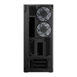 Arctic Xtender Black Tempered Glass w/ Vertical Mount Mid-Tower E-ATX Case