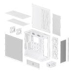 Arctic Xtender White Tempered Glass w/o Vertical Mount Mid-Tower E-ATX Case