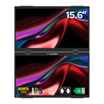 Verbatim 15.6" x2  Portable FHD Dual Screen IPS Monitors