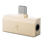 FiiO Tiny B 3.5+4.4mm DAC and Headphone Amplifier Direct Plug in Dongle - GOLD