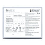 Lian Li SP Platinum 850W Fully Modular 80+ Platinum ATX 3.1 White SFX PSU / Power Supply