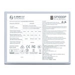 Lian Li SP Platinum 1000W Fully Modular 80+ Platinum ATX 3.1 White SFX PSU / Power Supply