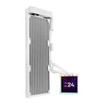 Lian Li Hydroshift II LCD-S 360N White All-in-One Fanless CPU Cooler with LCD