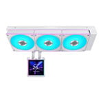 Lian Li Hydroshift II LCD-S 360CL White All-in-One CPU Cooler with LCD and UNI FAN CL