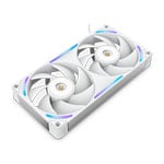 NZXT F240X RGB 240mm PWM Single-Frame Fan White