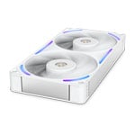 NZXT F240X RGB 240mm PWM Single-Frame Fan White