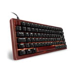 Sharkoon Skiller SGK50 S3 PBT 75% Layout Wood Wired Mechanical Keyboard