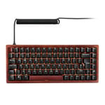 Sharkoon Skiller SGK50 S3 PBT 75% Layout Wood Wired Mechanical Keyboard