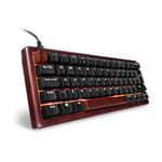 Sharkoon Skiller SGK50 S4 Gen 2 PBT 60% Layout Wood Wired Mechanical Keyboard