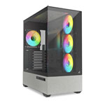 Sharkoon AK7 ARGB Black Mid Tower Case inc 4 x ARGB Fans