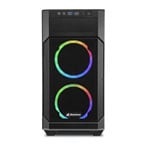 Sharkoon V1000 RGB Black MicroATX Tower Chassis