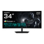 Gigabyte 34" G34WQC2 WQHD 200Hz FreeSync Premium VA Curved Gaming Monitor