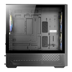 Antec Flux Rear Mid Tower Tempered Glass Black / Wood PC Gaming Case