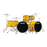 Tama Imperialstar Limited Edition Drum Kit Inspired by Lars Ulrich (Electric Yellow)