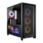 CORSAIR FRAME 4000D LCD RS ARGB Black Tempered Glass Mid Tower ATX PC Case with 14.5" XENEON EDGE