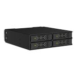 ICY DOCK ToughArmor MB699V5P-B 4-Bay PCIe 5.0 U.2/U.3 NVMe SSD Mobile 5.25" Drive Bay Rack Enclosure