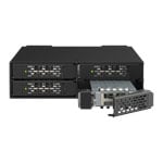 ICY DOCK ToughArmor MB699V5P-B 4-Bay PCIe 5.0 U.2/U.3 NVMe SSD Mobile 5.25" Drive Bay Rack Enclosure