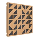 Vicoustic VicPattern Ultra Triangles - Box of 3, Natural Oak