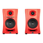 KALI LP-UNF 4" 2-Way Powered Loudspeaker System w/Bluetooth (Pair) Red
