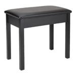 On-Stage Flip-Top Keyboard/Piano Bench (Black)