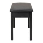 On-Stage Flip-Top Keyboard/Piano Bench (Black)
