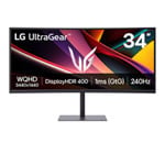 LG UltraGear 34" WQHD 240Hz VA Freesync Premium Gaming Monitor