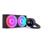 Open Box NZXT Kraken Elite 280 RGB Black AIO CPU Hydro-Cooler with LCD Screen - Intel/AMD