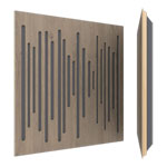 Vicoustic B05763 Wavewood Ultra Lite Brown Oak - Box of 8