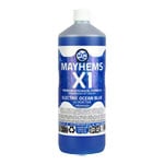 Mayhems X1 Blue Electric Ocean UV Reactive Premixed Fluid - 1L