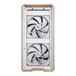 Refurbished Lian Li LANCOOL 217 White Wood Panel Tempered Glass Mid Tower PC Gaming Case
