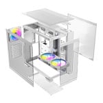 Open Box Antec C8 ARGB Full Tower Tempered Glass PC Gaming Case White