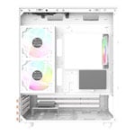 Thermaltake View 170 WS ARGB MicroATX Tower Tempered Glass Snow PC Gaming Case
