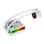 CiT Pro Glacier 120mm Intel / AMD White CPU Liquid Cooler With Display